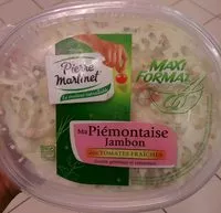 Mängden socker i Piémontaise au jambon aux tomates fraîches