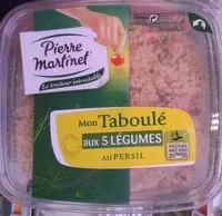 Mängden socker i Mon taboulé aux 5 légumes