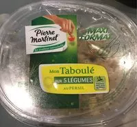 Mängden socker i Mon taboulé aux 5 légumes au jus de citron
