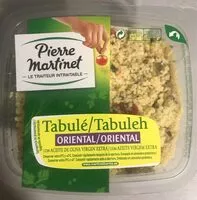 Mängden socker i Tabulé oriental