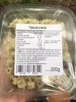 Mängden socker i Taboulé oriental
