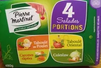 Mängden socker i 4 Salades Portions