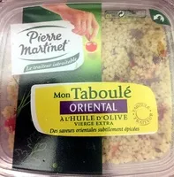 Mängden socker i Mon Taboulé Oriental à l'Huile d'Olive