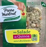 Mängden socker i Salade de Quinoa aux légumes
