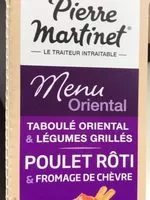 Mängden socker i Pierre Martinet Taboulé oriental & légumes poulet rôti & fromage de ... 320 g