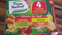 Mängden socker i 4 Salades Portions Saveurs du Sud