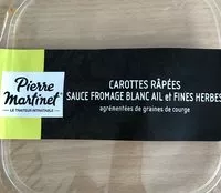 Mängden socker i Carottes râpées sauce fromage blanc ail et fines herbes