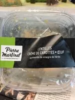 Mängden socker i Lentilles crème de carottes oeufs