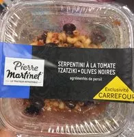 Mängden socker i Serpentini à la Tomate, Tzatziki, Olives Noires