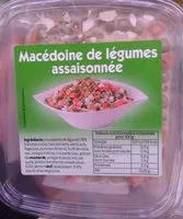 Mängden socker i Macédoine de légumes assaisonnée - mayonnaise