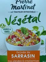 Mängden socker i Végétal - Salade de Sarrasin