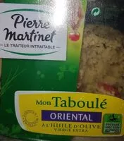 Mängden socker i Mon taboulé oriental à l'huile d'olive vierge extra
