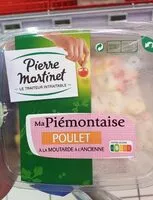 Mängden socker i Ma piémontaise poulet à la moutarde à l'ancienne