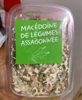 Mängden socker i Macedoine de legumes assaisonée