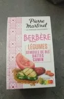 Mängden socker i Semoule de blé berbère