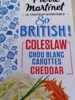 Mängden socker i Coleslaw chou blanc carottes cheddar