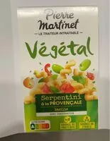 Mängden socker i Serpentini a la provençale