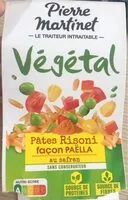 Mängden socker i Pates risoni façon paella au safran