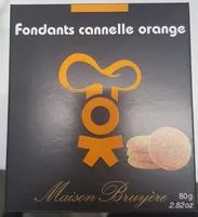 Mängden socker i Fondants cannelle orange