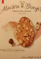 Mängden socker i Biscuits croquants noisettes