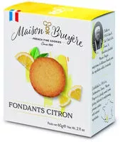 Mängden socker i Maison Bruyere - Lemon Thin Cookies (Melt-in-the-Mouth), 60g (2.1oz)