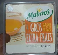 Mängden socker i 4 Gros oeufs Extra-frais