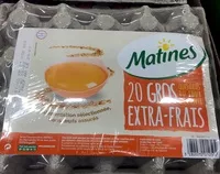 Mängden socker i Oeufs frais