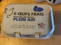 Mängden socker i Oeufs frais