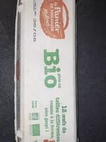 Mängden socker i 12 œufs de tailles différentes bio