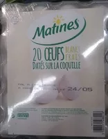 Mängden socker i Oeufs blancs frais