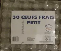 Mängden socker i 30 Oeufs frais petits