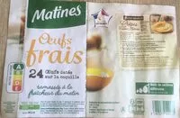 Mängden socker i Oeufs frais Matines