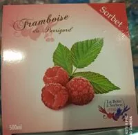 Mängden socker i Sorbet framboise du Périgord