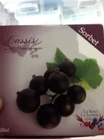 Mängden socker i sorbet cassis de Bourgogne