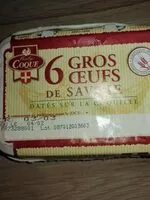 Mängden socker i 6 gros œufs de savoie