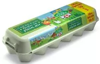 Mängden socker i 10 + 2 œufs offerts Baby Coque de poules élevées en plein air