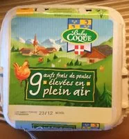 Mängden socker i Oeuf frais de poule elevees en plein air