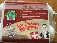 Mängden socker i 6 maxi œufs Nos Éleveurs Savoyards datés du jour de ponte