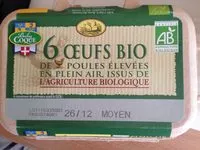 Mängden socker i 6 œufs Baby Coque de poules élevées en plein air issus de l'agriculture biologique
