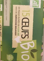 Mängden socker i 15 Oeufs Bio élevé En Plein Air Certifié AB