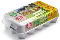 Mängden socker i 12+3 œufs offerts Baby Coque Label Rouge