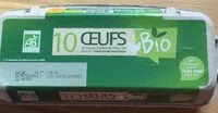 Mängden socker i 10 œufs Baby Coque de poules élevées en plein air issus de l'agriculture biologique