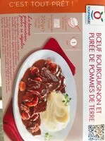 Mängden socker i Boeuf bourguignon et purée de pommes de terre