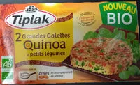 Mängden socker i 2 grandes galettes quinoa et petits legumes