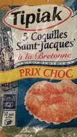 Mängden socker i Coquilles Saint-Jacques à la Bretonne