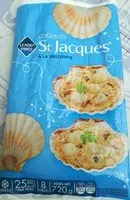 Mängden socker i 8 Coquilles St Jacques
