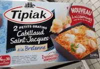 Mängden socker i Petits gratins cabillaud Saint-Jacques à la Bretonne, surgelés
