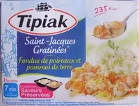 Mängden socker i Saint-Jacques Gratinées*-Fondue de poireaux et pommes de terre, Surgelées