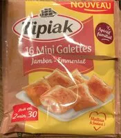 Mängden socker i 16 mini galettes jambon emmental