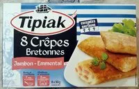 Mängden socker i 8 Crêpes bretonnes jambon emmental